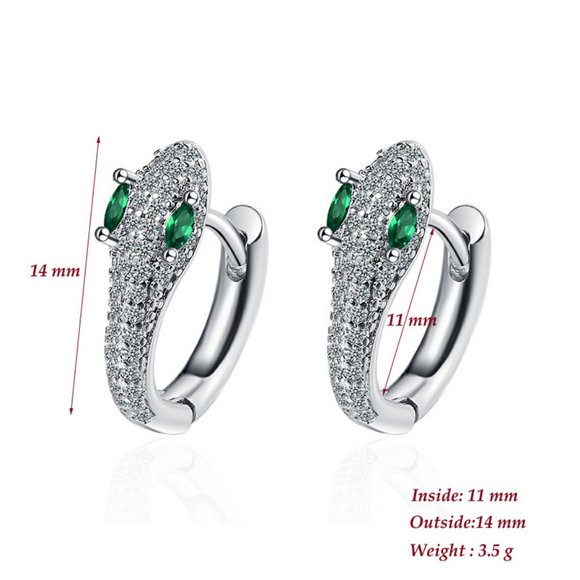 Snake Earrings - Picture 9 of 9